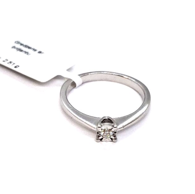 Gredzens ar briljantu (0.08ct) 7110-3461