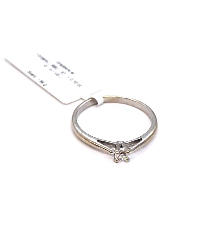 Gredzens ar briljantu (0.10ct) 2871-3463