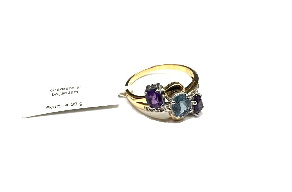 Gredzens ar briljantiem (0.02 ct) 13271-8361