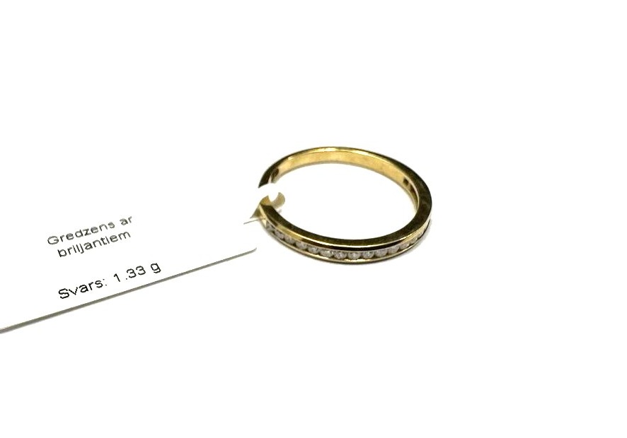 Gredzens ar briljantiem (0.08 ct) 3253-8363