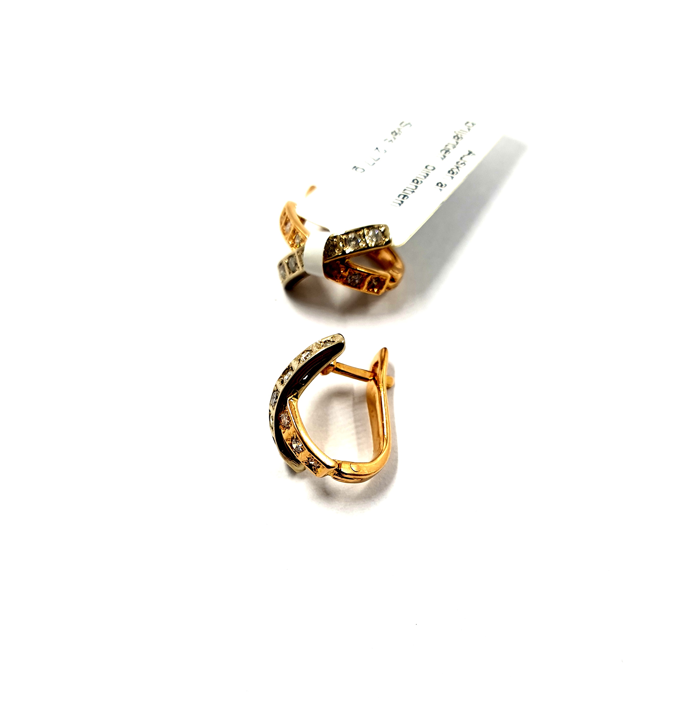 Auskari ar briljantiem ( 0.2ct) 18071-1261