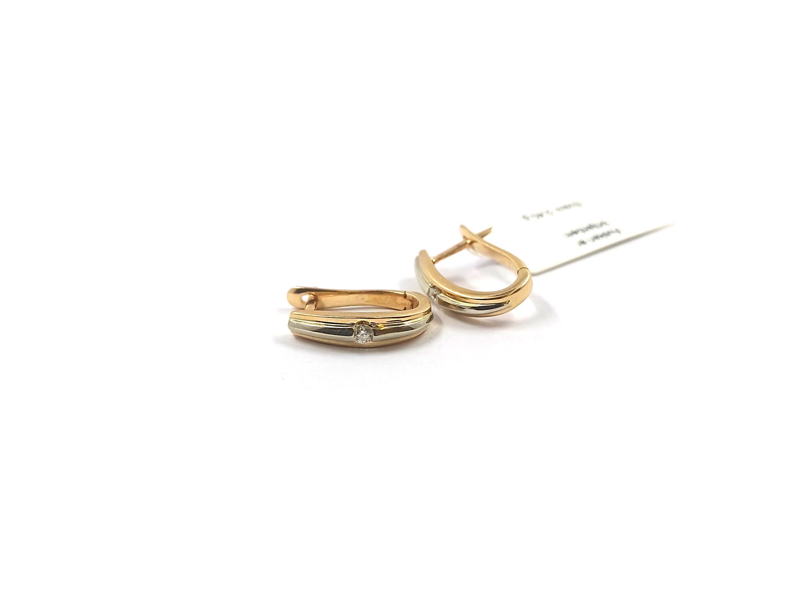 Auskari ar briljantiem (0.04ct) 2852-0863