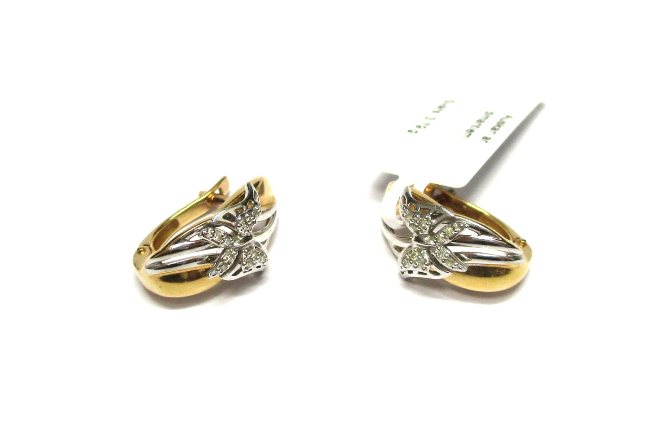 Auskari ar dimantiem ( 0.08 ct) 3540-6461
